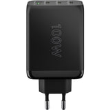 Goobay 100w gan usb-c pd multiport quick charger (zwart)