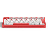 Iqunix og80 joy vendor wireless mechanical keyboard (grijs, us lay-out (qwerty), cherry mx brown, 80% (tkl), rgb leds, hot-swappable, pbt, 2.4ghz | bluetooth 5.1 | usb-c)