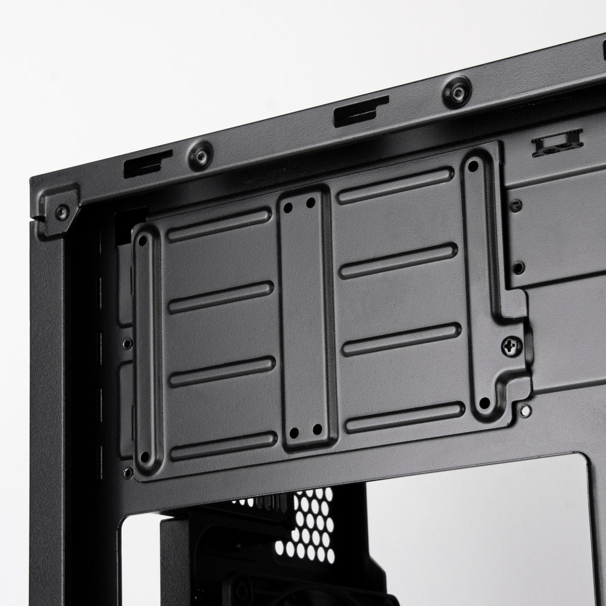 Silverstone cs382 mini tower behuizing (zwart | 2x usb-a | 1x usb-c)