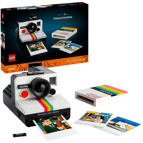 Lego ideas polaroid onestep sx-70 camera vintage bouwpakket voor volwassenen 21345