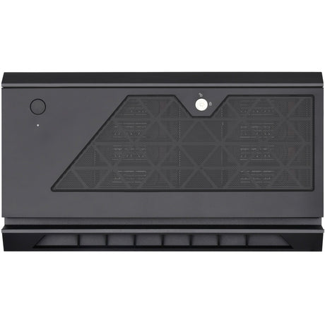Silverstone cs381b v1.1 rack behuizing (zwart | 2x usb-a 3.2 (5 gbit s) | 2x audio)