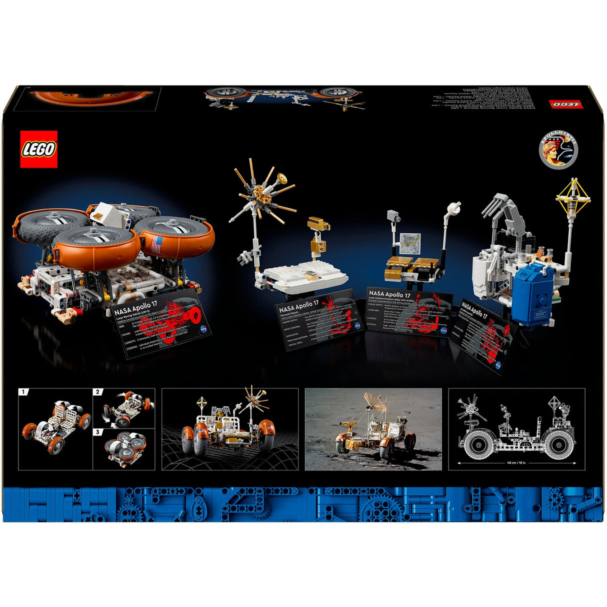 Lego technic nasa apollo maanwagen – lrv - 42182