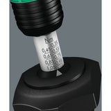 Wera serie 7400 kraftform instelbare momentschroevendraaier draaimomentsleutel (zwart groen, 1.2 tot 3.0 nm, met rapidaptor snelwisselhouder)