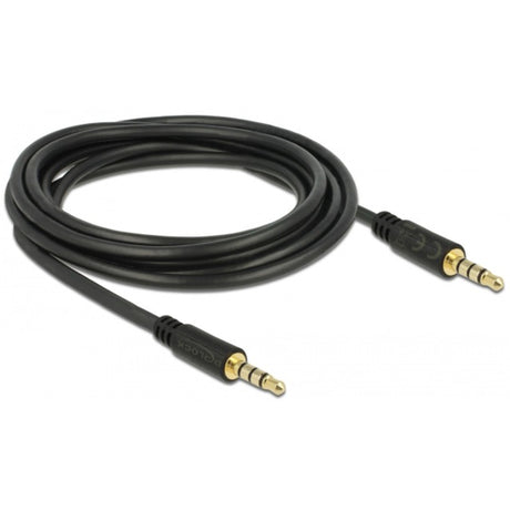 Delock 3,5 mm kabel (zwart, 3 meter)