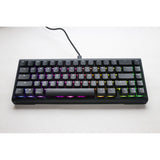Ducky projectd tinker 65 met qmk via rgb mechanisch toetsenbord (zwart, us lay-out (qwerty), cherry mx blue, 65%, rgb leds, double-shot pbt, hot-swappable, gasket mount)