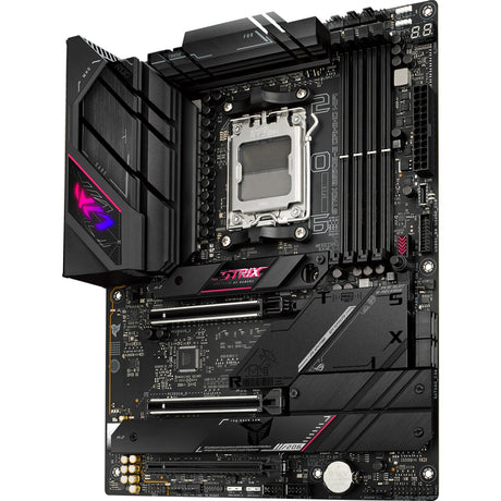 Asus rog strix b650e-e gaming wifi socket am5 moederbord (zwart, raid, 2.5 gb-lan, wi-fi 6e, bt, sound, atx)