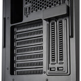 Silverstone seta q1 midi tower behuizing (zwart | 2x usb-a | 1x usb-c)