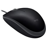 Logitech b110 silent muis (zwart, 1000 dpi)