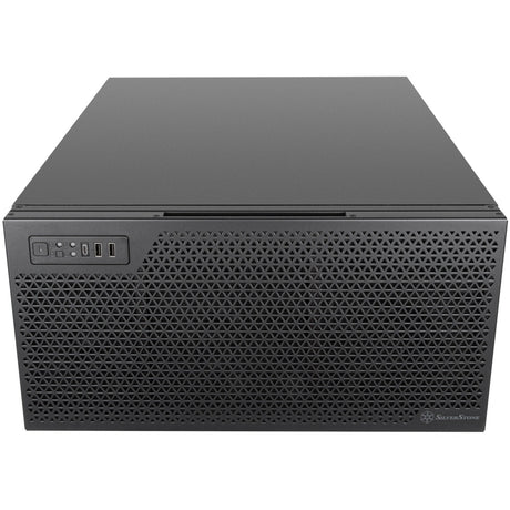 Silverstone rm52 server behuizing (zwart | 2x usb-a | 1x usb-c)
