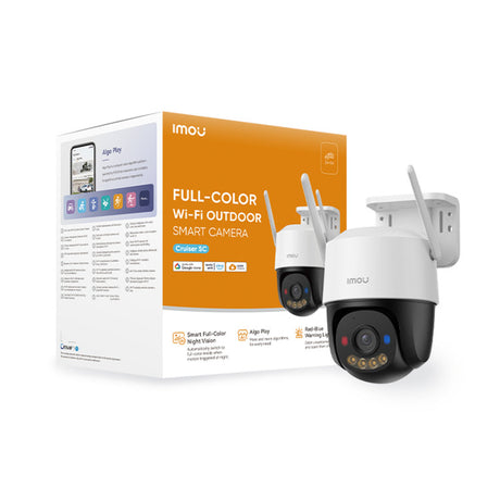 Imou cruiser sc 4k beveiligingscamera (wit, 8 mp (3840x2160), poe, wifi 6)