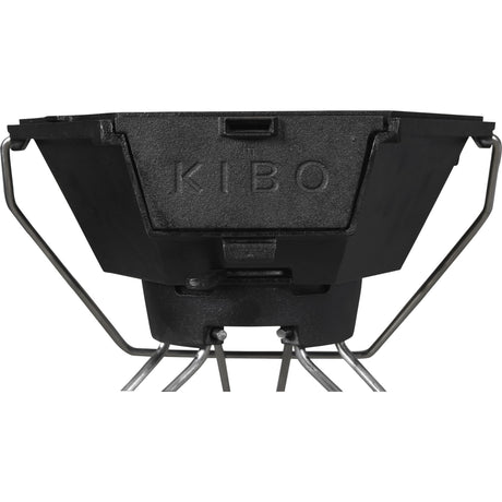 The windmill kibo grill model 3.0 houtskoolbarbecue (zwart)