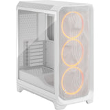 Fractal design meshify 3 rgb midi tower behuizing (wit | 2x usb-a | 1x usb-c | rgb | tempered glass)