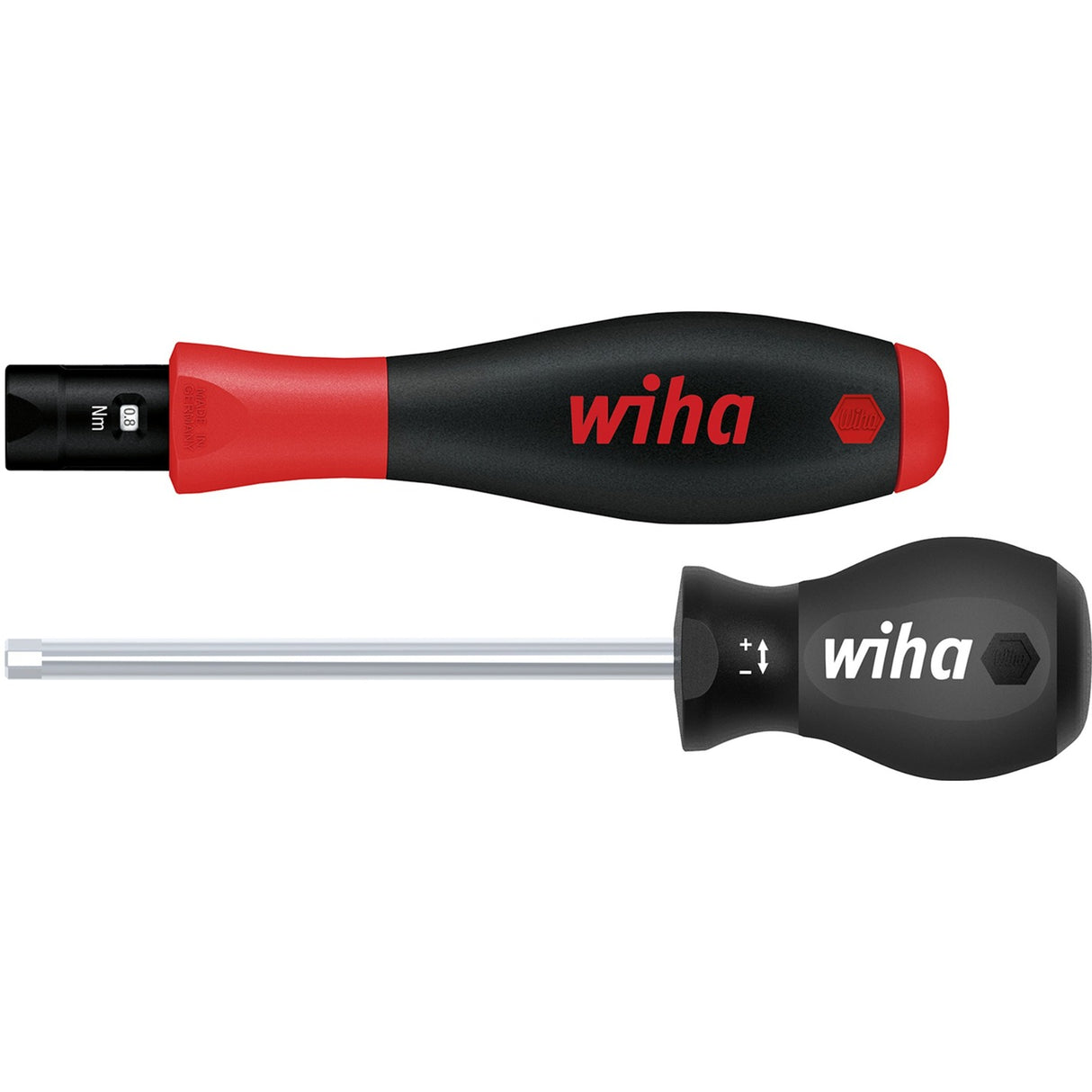 Wiha momentschroevendraaier torquevario-s (zwart rood, 2-delig, 0,04 - 0,46 nm)