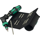 Wera kraftform kompakt pistol ra -r 2, 13‑delig bitset (zwart groen)
