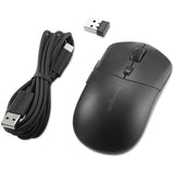 Kensington my430 eq rechargeable mouse (zwart, 1000 - 2400 dpi, 2.4 ghz, bluetooth)