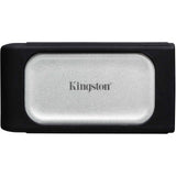 Kingston xs2000 portable 2 tb externe ssd (zilver zwart, sxs2000 2000g, usb-c 3.2 (20 gbit s))