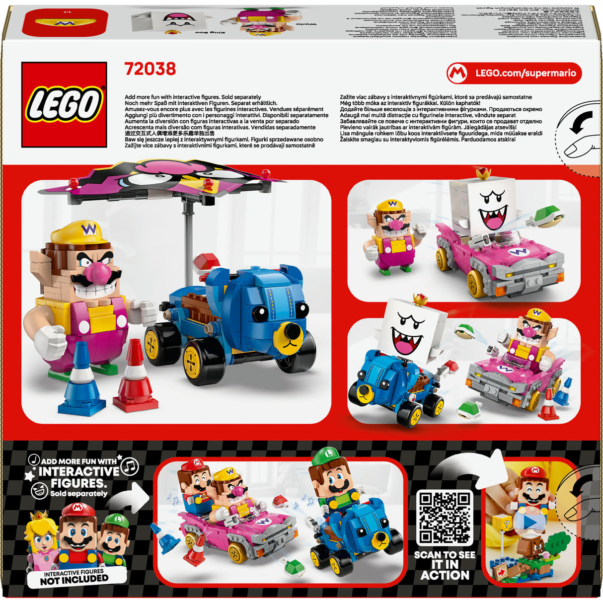Lego ® super mario™: mario kart™ – wario en king boo - 72038