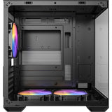 Antec cx60m argb mini tower behuizing (zwart | 3x usb-a | rgb | tempered glass)