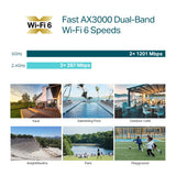 Tp-link omada eap650-outdoor ax3000 wifi 6 access point (wit, poe)