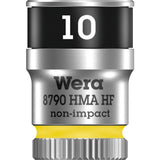 Wera belt a 1 zyklop doppen set dopsleutel (zwart, 10-delig, met vasthoudfunctie, met 1 4 -aandrijving)
