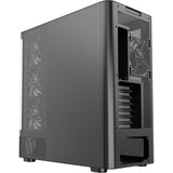 Xyz pc gear quantum pro midi tower behuizing (zwart | window)
