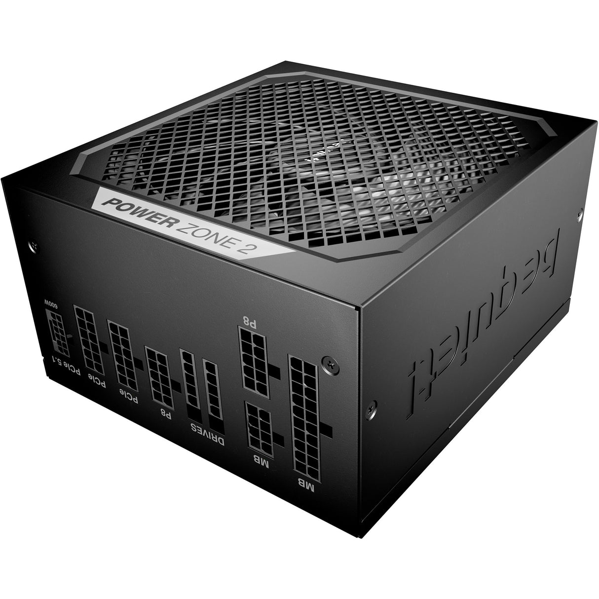 Be quiet! power zone 2 modulaire 850 watt voeding (zwart, 1x 12v-2x6, 3x pcie)