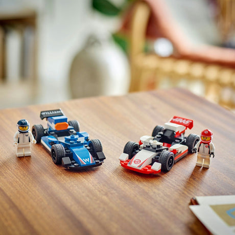 Lego city f1 williams racing en haas f1 racewagens - 60464