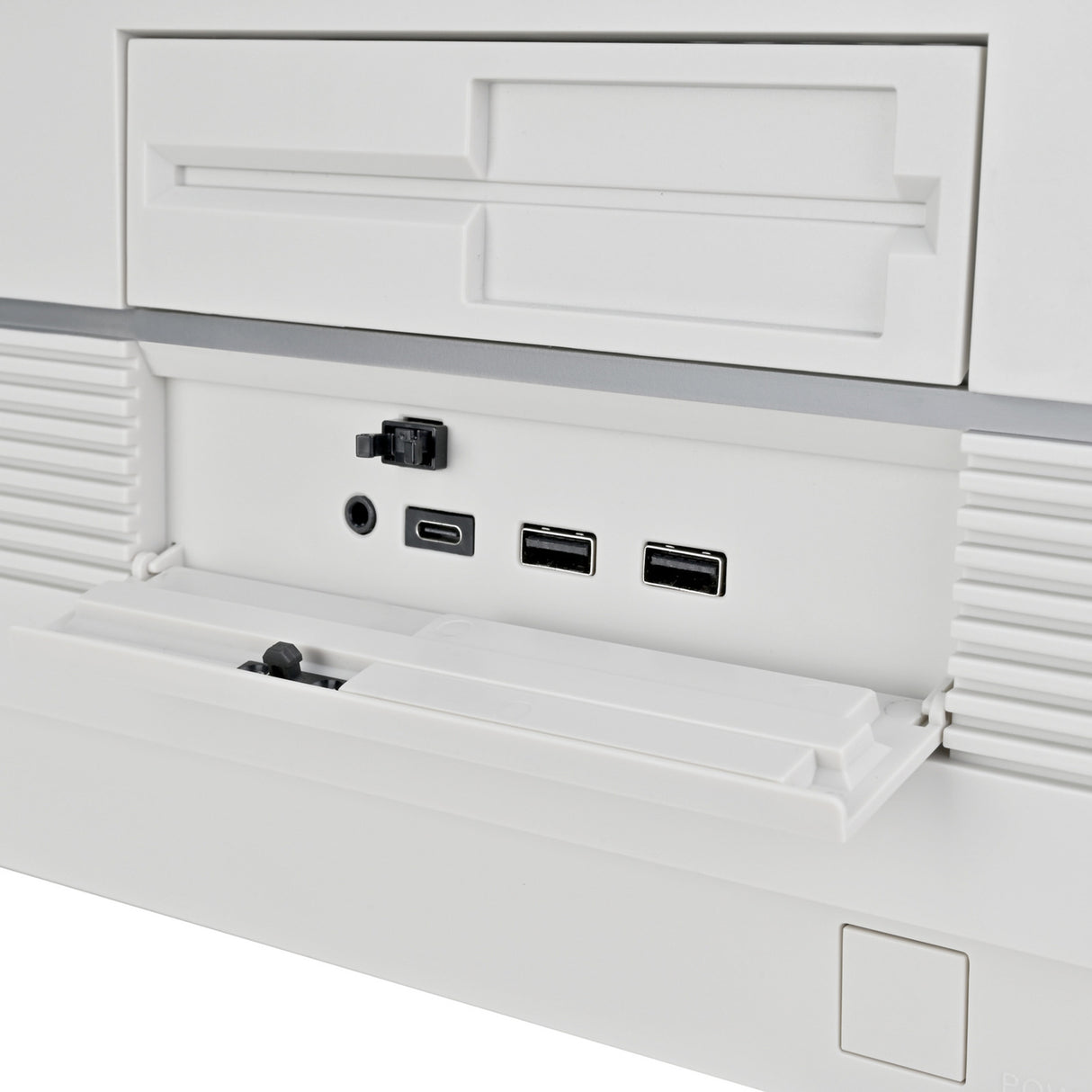 Silverstone flp01 htpc behuizing (crème | 2x usb-a | 1x usb-c)
