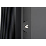 Silverstone cs382 mini tower behuizing (zwart | 2x usb-a | 1x usb-c)