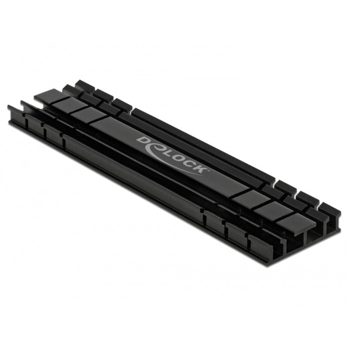 Delock heatsink flat 100 mm voor m.2 module (zwart)