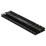Delock heatsink flat 100 mm voor m.2 module (zwart)