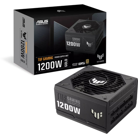 Asus tuf gaming gold modulaire 1200 watt voeding (zwart, 2x 12v-2x6, 3x pcie)