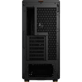 Fractal design north midi tower behuizing (zwart houtkleur | 2x usb-a | 1x usb-c)