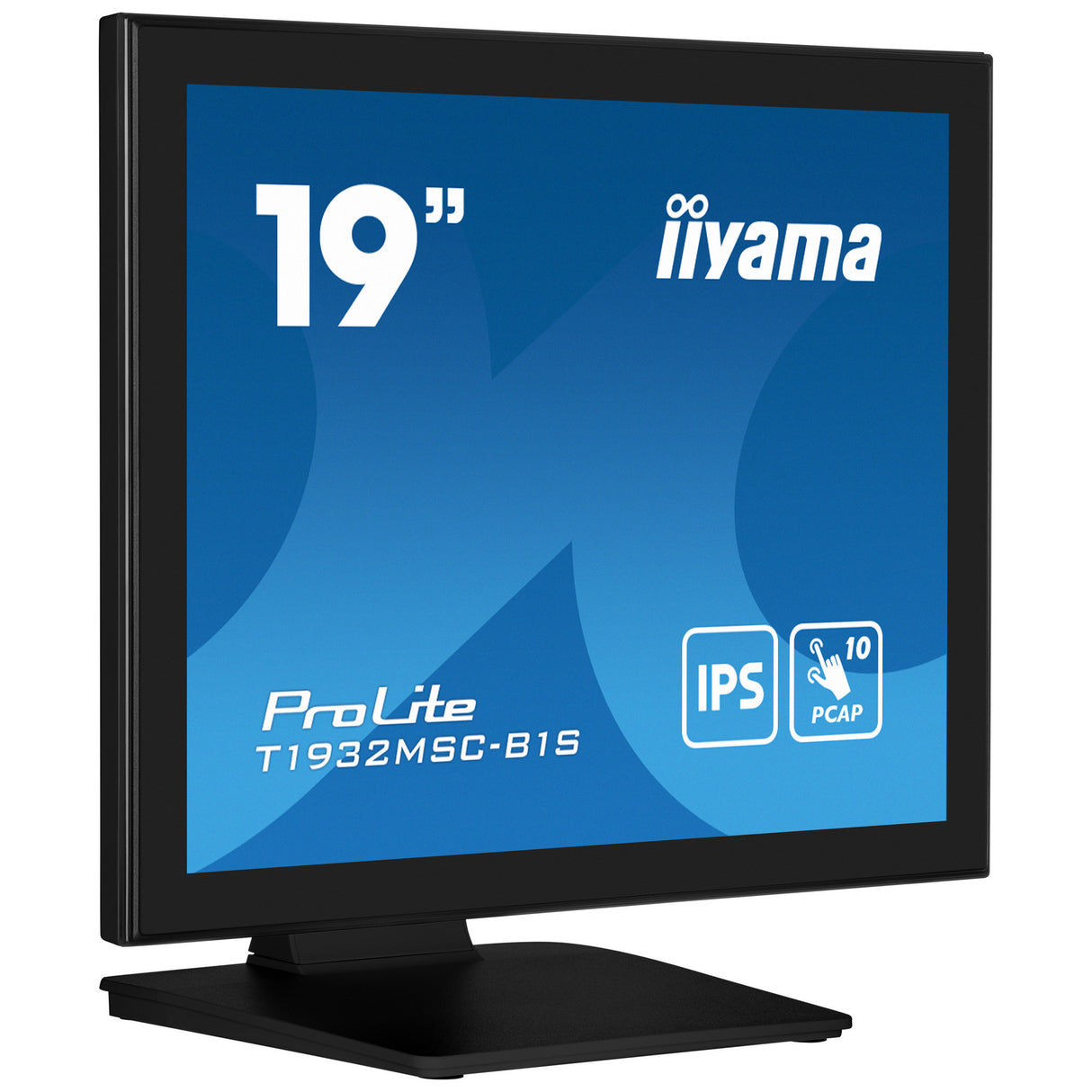 Iiyama prolite t1932msc-b2s 19 touchscreen monitor (zwart, vga, hdmi, displayport, audio, touchscreen)