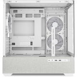 Sharkoon mk7 argb mini tower behuizing (wit | 2x usb-a | 1x usb-c | rgb | tempered glass)