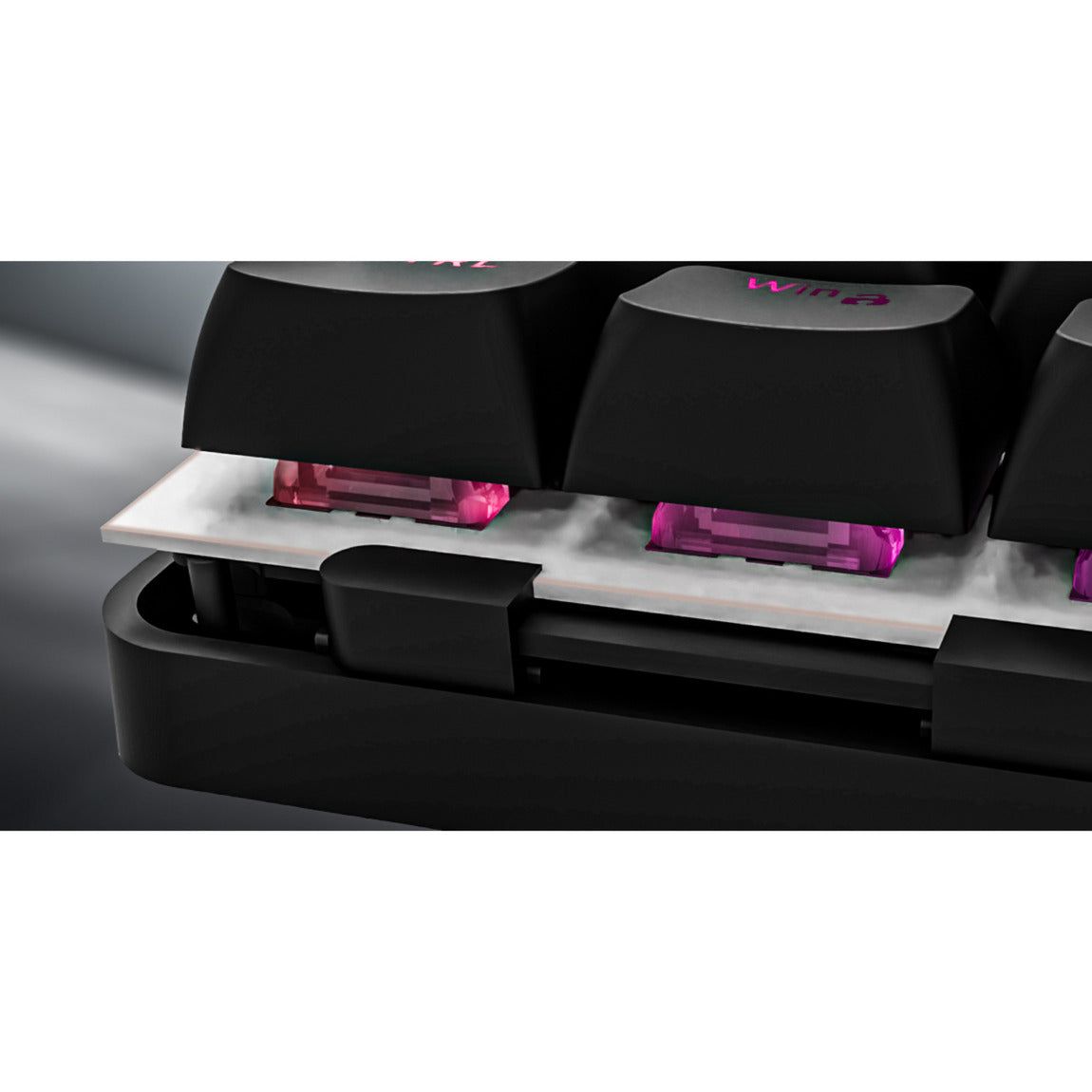 Hator rockfall 3 tkl wireless rgb mechanisch gaming toetsenbord (wit, us lay-out (qwerty), hator aurum orange, 80% (tkl), rgb, pbt keycaps, hotswap, 2.4 ghz bluetooth usb-c)