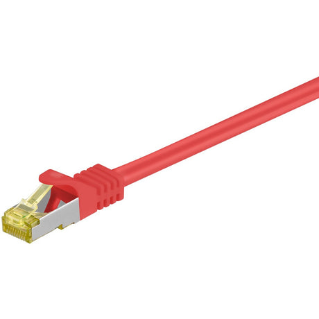 Goobay patchkabel rj-45 cat 6a s ftp (pimf) met cat.7 (rood, 5 meter, 500 mhz)