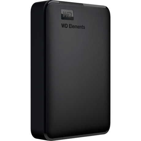 Wd elements portable 5 tb externe harde schijf (zwart, bu6y0050bbk-wesn, micro-usb-b 3.2 (5 gbit s))
