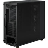 Fractal design north xl rc charcoal black tg dark midi tower behuizing (zwart houtkleur | 2x usb-a | 1x usb-c | tempered glass)