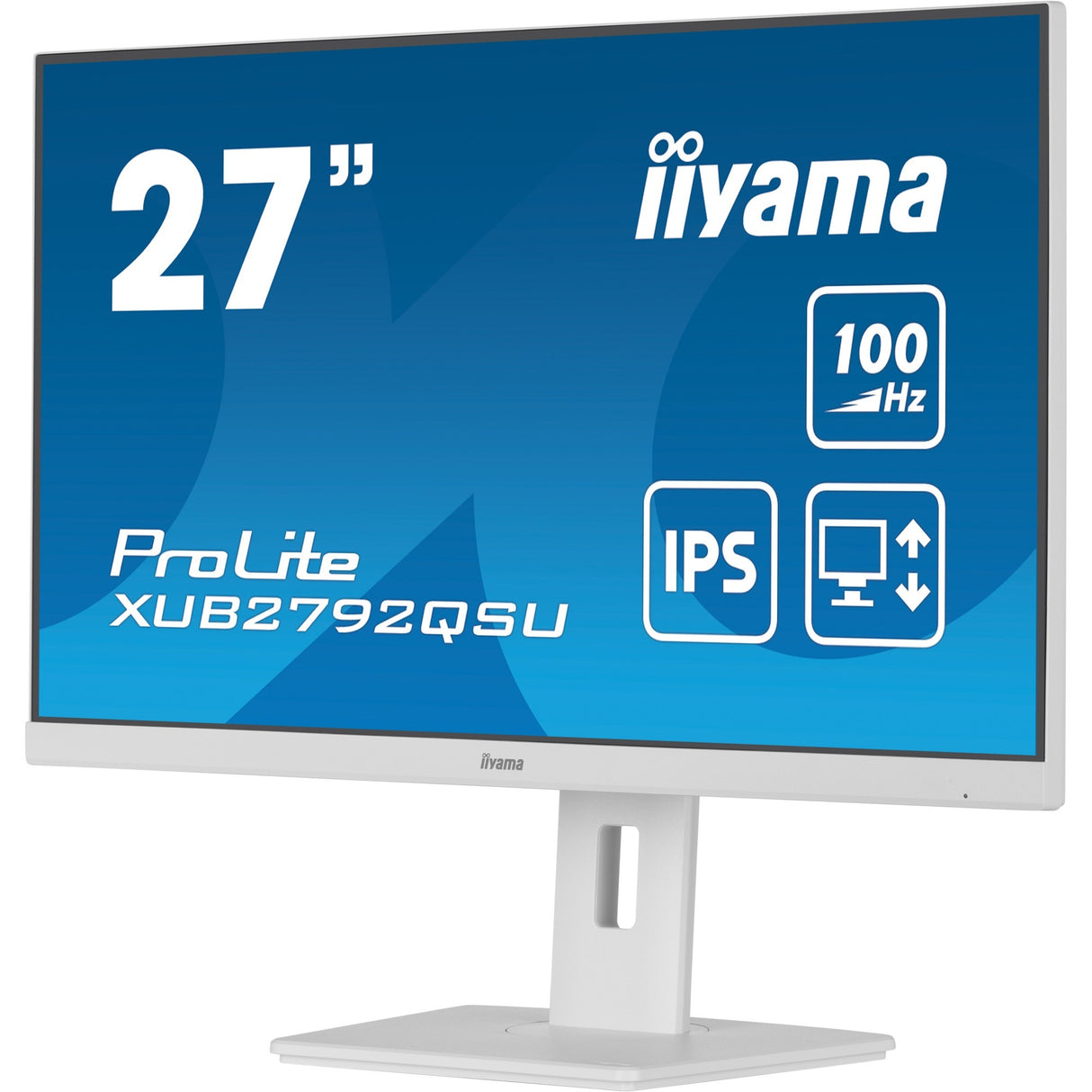 Iiyama prolite xub2792qsu-w6 27 monitor (wit, hdmi, displayport, 4x usb-a, usb-b)