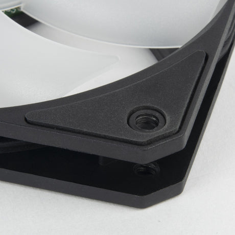 Silverstone air slimmer 120 argb case fan (zwart, 120 x 120 x 15 mm, pwm)