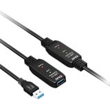 Club 3d usb 3.2 gen 1 actieve repeaterkabel (zwart, 15 meter)