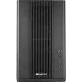 Chieftec bx-mesh mini tower behuizing (zwart | 1x usb-a | 1x usb-c | tempered glass)