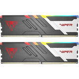 Patriot viper venom rgb 32 gb ddr5-6000 (2x 16 gb) werkgeheugen (zwart, pvvr532g600c30k, xmp 3.0, expo)