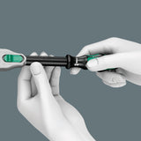 Wera kraftform compact zyklop ms1 metal speed ratel, 1 4 (zwart groen, 2-delig)