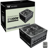 Thermaltake toughpower pt modulaire 1200 watt voeding (1x 12v-2x6, 5x pcie)