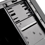 Silverstone sst-ps13b midi tower behuizing (zwart | 2x usb-a)