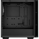 Deepcool ch560 midi tower behuizing (zwart | 1x usb-a | 1x usb-c | rgb | window)