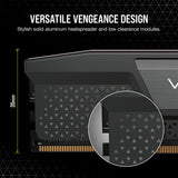 Corsair vengeance 32 gb ddr5-5200 (2x 16 gb) werkgeheugen (zwart, cmk32gx5m2b5200c40, xmp 3.0)