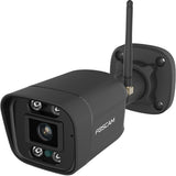 Foscam v5p, 3k 5mp dual-band wifi camera met geluid- en lichtalarm (zwart)